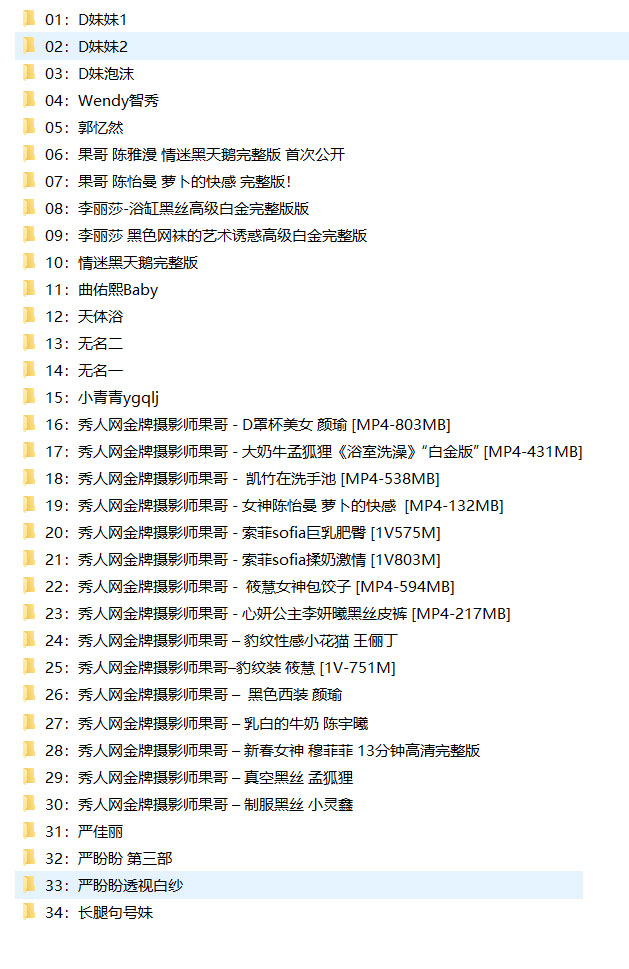 果哥 秀人网金牌摄影师写真作品合集