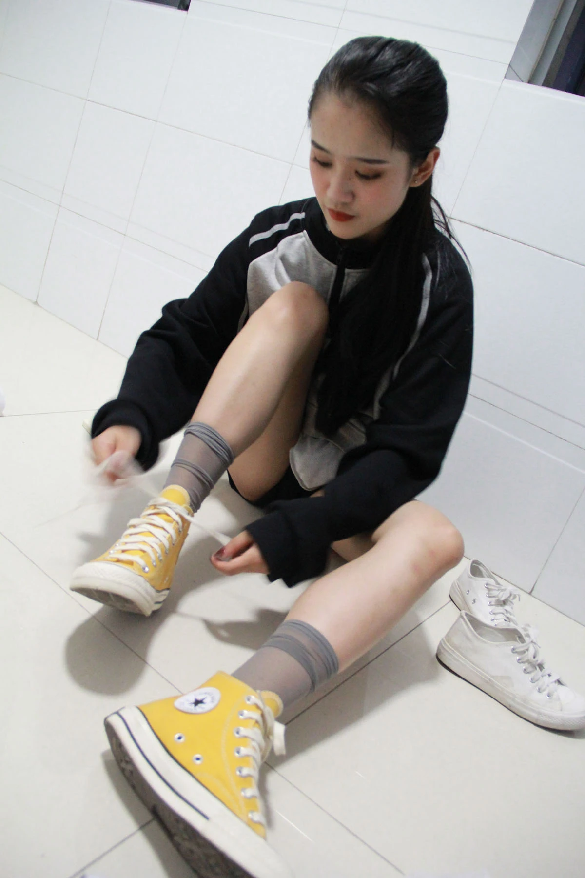 最爱帆布鞋 写真套图合集下载